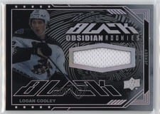 2023-24 SPx UD Black Obsidian Rookie Jerseys Logan Cooley #ORJ-CO card