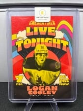 2023-24 Upper Deck Credentials Live, Tonight Logan Cooley #LT-16 card