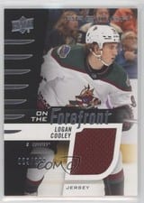 2023-24 Upper Deck Premier On the Forefront Rookies Jersey Logan Cooley #OFR-CO card