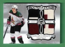2023-24 Upper Deck The Cup Foundations Quad Jersey Logan Cooley #F-CO card
