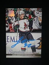 2023-24 Upper Deck The Cup Signature Renditions Logan Cooley #SR-LC card