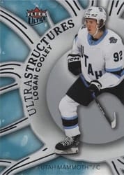 2025-26 Fleer Ultra Ultrastructures Logan Cooley #SR 5 of 25 card