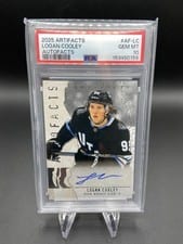 2025-26 Upper Deck Artifacts Autofacts Logan Cooley #AF-LC card