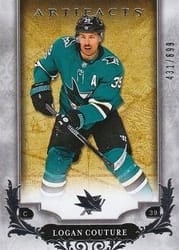 2018-19 Upper Deck Artifacts Base Set Logan Couture #130 card