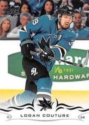 2018-19 Upper Deck Base Set Logan Couture #147 card