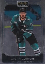 2021-22 O-Pee-Chee Platinum Base Set Logan Couture #173 card