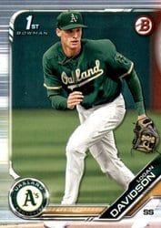2019 Bowman Draft Base Set Logan Davidson #BD-10 card