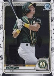 2020 Bowman Chrome Prospects Logan Davidson #BCP-88 card