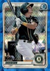 2020 Bowman Sapphire Edition Base Set Logan Davidson #BCP-88 card