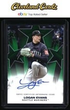 2025 Topps Update Baseball Stars Autographs Logan Evans #BSAU-LE card
