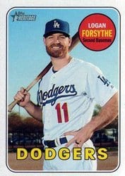 2018 Topps Heritage Base Set Logan Forsythe #638 card