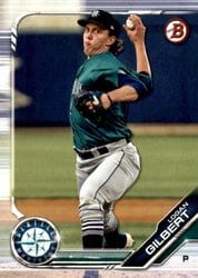 2019 Bowman Draft Base Set Logan Gilbert #BD-179 card