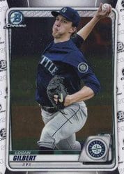 2020 Bowman Chrome Prospects Logan Gilbert #BCP-58 card