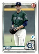 2020 Bowman Draft 1st Edition Logan Gilbert #BD-37 card