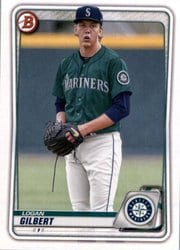 2020 Bowman Draft Base Set Logan Gilbert #BD-37 card