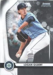2020 Bowman Sterling Base Set Logan Gilbert #BPR-42 card