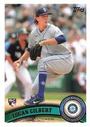 2021 Topps Archives Base Set Logan Gilbert #267 card