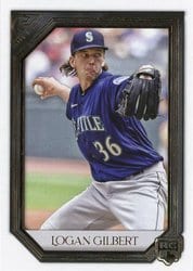 2021 Topps Gallery Base Set Logan Gilbert #176 card