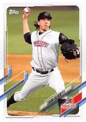 2021 Topps Pro Debut Base Set Logan Gilbert #PD-42 card