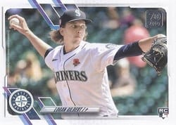 2021 Topps Update Base Set Logan Gilbert #US318 card