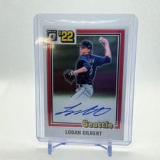 2022 Donruss Optic Retro 1981 Signatures Logan Gilbert #81S-LG card