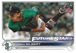 2022 Topps UK Edition Base Set Logan Gilbert #217 card