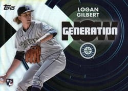 2022 Topps Update Generation Now Logan Gilbert #GN-82 card