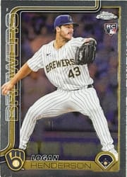 2025 Topps Chrome Update Base Set Logan Henderson #USC65 card