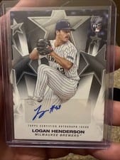 2025 Topps Update Baseball Stars Autographs Logan Henderson #BSAU-LH card