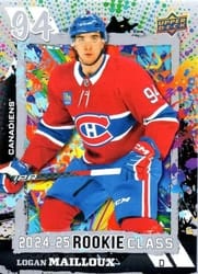 2024-25 Upper Deck 2024-25 Rookie Class Logan Mailloux #RC-14 card