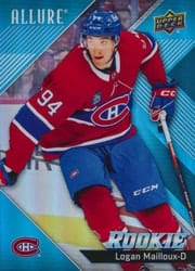 2024-25 Upper Deck Allure Base Set Logan Mailloux #144 card
