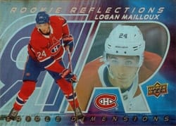 2024-25 Upper Deck Rookie Reflections Logan Mailloux #RR-5 card