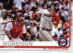 2019 Topps Base Set Logan Morrison #324 card