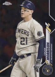 2020 Topps Chrome Update Base Set Logan Morrison #U-15 card