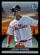 2022 Bowman Chrome 2021 AFL Fall Stars Logan O'Hoppe #AFLS-25 card