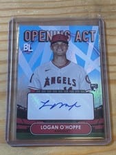 2023 Topps Big League Opening Act Autographs Logan O'Hoppe #OAA-LOH card