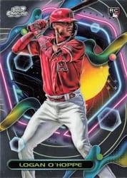 2023 Topps Cosmic Chrome Base Set Logan O'Hoppe #197 card