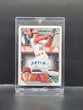 2023 Topps Holiday Autographs Logan O'Hoppe #HAC-LO card