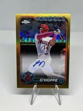 2024 Topps Chrome Update Autographs Logan O'Hoppe #AC-LO card
