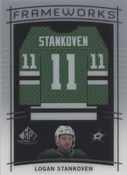 2024-25 SP Game Used Frameworks Logan Stankoven #F-LS card