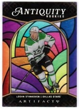 2024-25 Upper Deck Artifacts Antiquity Rookies Logan Stankoven #ATR-4 card