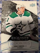 2024-25 Upper Deck Black Diamond Exquisite Collection - Rookies Logan Stankoven #R-LS card