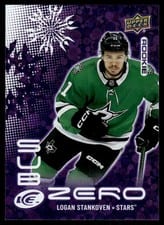 2024-25 Upper Deck Ice Sub Zero Rookie Variants Logan Stankoven #SV-68V card