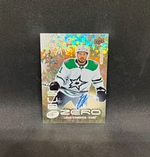 2024-25 Upper Deck Ice Sub Zero Rookies Blue Auto Logan Stankoven #SZ-ST card