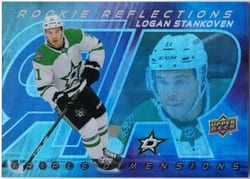 2024-25 Upper Deck Rookie Reflections Logan Stankoven #RR-9 card