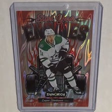 2024-25 Upper Deck Synergy Start your Engines Logan Stankoven #SYE-10 card