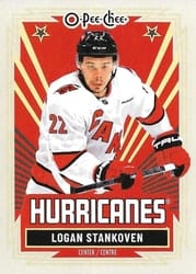 2025-26 O-Pee-Chee Base Retro Logan Stankoven #31 card