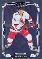 2025-26 O-Pee-Chee Platinum Base Set Logan Stankoven #96 card