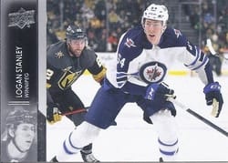 2021-22 Upper Deck Base Set Logan Stanley #665 card