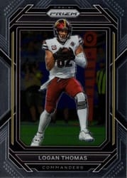 2022 Panini Prizm Base Set Logan Thomas #296 card